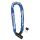 (B-Ware) Fahrradschloss blau Stahlkettenglied Kette 90cm mit 2 Schlüssel