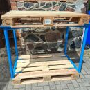 Palettenaufsatz 120x800 cm Nutzhöhe 80 cm für Euro-Paletten (gebraucht)