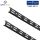 2 Stück Element System 50 Wandschiene 2-reihig H 500 schwarzmatt