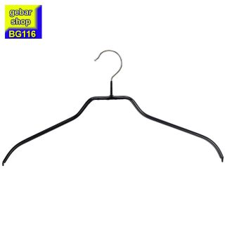 gebar Metall Kleiderbügel Classic M 46 schwarz L-XXL