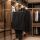 gebar Metall Kleiderbügel Classic MK 46 schwarz L-XXL Klammersteg