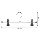 gebar Metall Klammerbügel M 40 Clip 2x Spitze schwarz