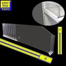(B-Ware) Fachteiler mit Warenstopper H12 L28,5 bis 48,5...