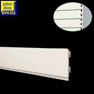 (B-Ware) Tegometall Paneele Rückwand L66,5 H10 juraweiß