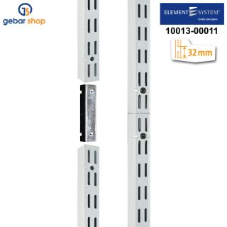 (B-Ware) Easy 32 zweiteilige Hängeschiene H 1970 mm weiß glatt Element System