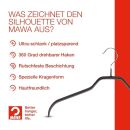 MAWA Kleiderbügel Silhouette 41 F, schwarz