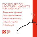 MAWA Kleiderbügel Silhouette light 42 FT silberfarben