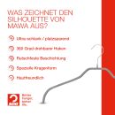 MAWA Kleiderbügel Silhouette 45 F, silberfarben