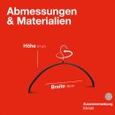 MAWA Metall Kleiderbügel Economic 40 P, schwarz