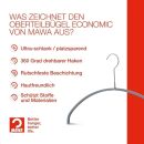 MAWA Metall Kleiderbügel Economic 46 P, silberfarben