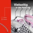 MAWA Metall Kleiderbügel Economic 46 P, silberfarben