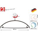 MAWA Metall Kleiderbügel Economic 42 U, schwarz