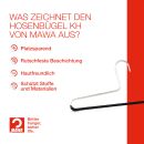 MAWA Hosenbügel KHC 38, schwarz, verchromt