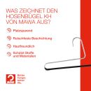 MAWA Hosenbügel KH U 35, schwarz, verchromt