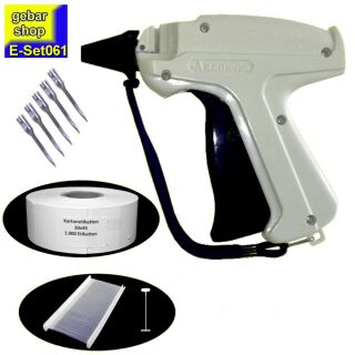 Heftpistole E-Set061 Arrow 9S, 5 Nadel 1000 Fäden 40 + Etiketten 30x45