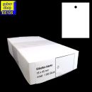Kartonetiketten 35x45mm blanco 1.000 Stück/Karton