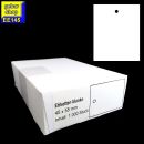 Kartonetiketten 45x55mm blanco 1.000 Stück/Karton