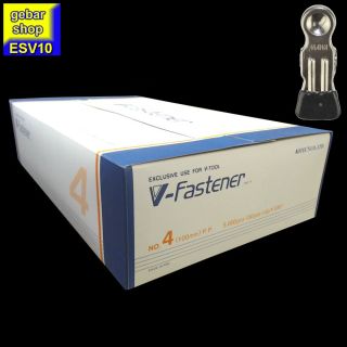 V-TOOL Fastener No.4 Sicherheitsfäden L:100mm PP 5.000 Stk + Clip