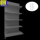 Tegometall Wand Anbauregal R-W51 Fachböden T37/47...