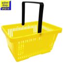 Verkaufskorb Set14 gelb 20 Körbe plus Korbstapelwagen