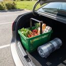 Einkaufskorb 22 Liter in grün mit einem Tragegriff