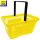 Einkaufskorb 20 Liter in gelb mit einem Tragegriff