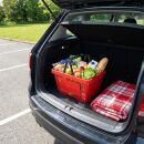 Einkaufskorb 22 Liter in rot mit zwei Tragegriffe