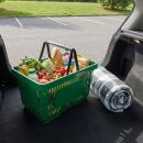 Einkaufskorb 22 Liter in grün mit zwei Tragegriffe