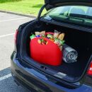 Shopping Bag Einkaufstasche in rot mit zwei Tragegriffe