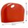 Shopping Bag Einkaufstasche in rot mit zwei Tragegriffe