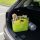 Shopping Bag Einkaufstasche in neon grün mit zwei Tragegriffe
