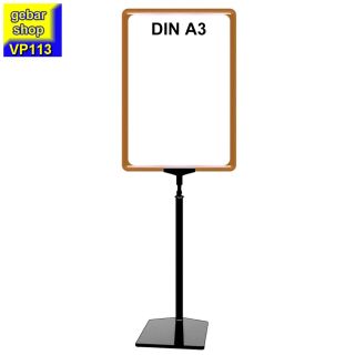 Plakatständer Set1 Rahmen DIN A3 rot
