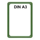 Plakatständer Set1 Rahmen DIN A3 grün