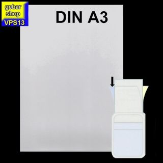 U-Tasche 0,4mm für DIN A3 Plakatrahmen transparent
