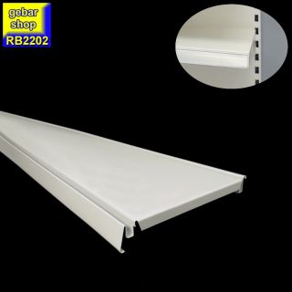 Tegometall Regal Fachboden L125  T20 juraweiß