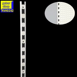 Tegometall Regal Wandschiene H240 juraweiß