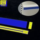 Einlegestreifen f&uuml;r Scanningschiene blau 10m