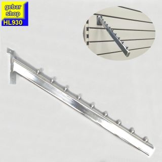(B-Ware) Abhängeträger für Lamellen 9 Kugeln L 400mm Gleiter weiß