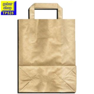 Papiertragetaschen 28x22+10cm 70g braun VE 250 Stück