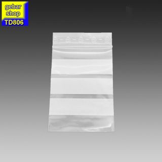 Druckverschlussbeutel Stempelfeld 60x80mm VE 1.000 Stück