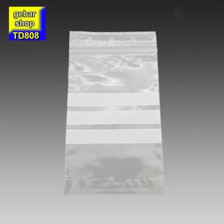 500 Druckverschlussbeutel Tüten Tütchen transparent Zipper 100x150mm Stempelfeld 