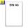 Plakatrahmen transparent DIN A6 Größe 105x148 mm