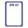 Plakatständer Set1 DIN A3 blau mit U-Tasche