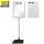 Plakatständer Set3 DIN A4 transparent mit U-Tasche