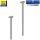 Teleskopfuß rund Ø50  H 800-1200 Chrom Element System