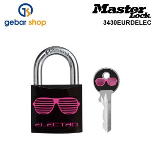 Schlüsselschloss massiv. Metall 30mm Bügel 5mm - Elektro