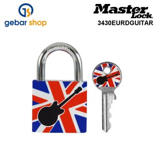 Schlüsselschloss massiv. Metall 30mm Bügel 5mm - Gitarre