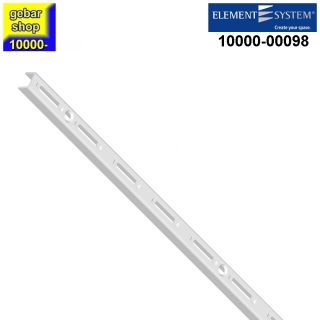 Wandschiene 1-reihig H 2500 weiß RA 50 Element System